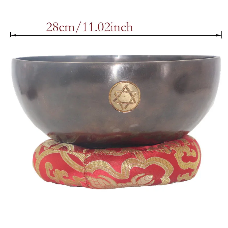 Профессиональная чаша для пения 7 чакр 6 звезд медная йоги спа физиотерапии