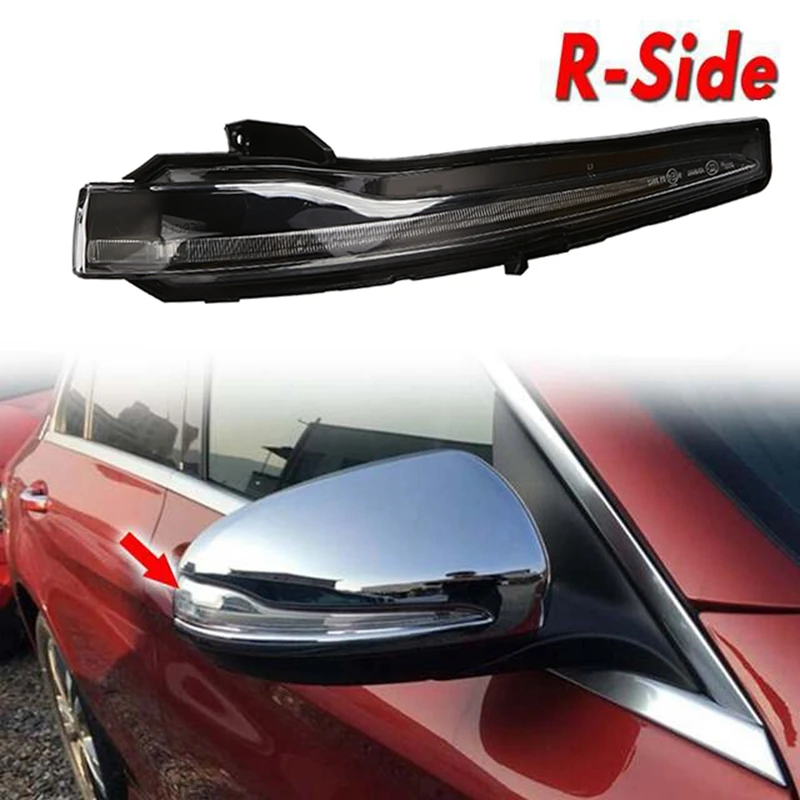 Car Rear View Side Mirror LED Turn Signal Indicator Light for Mercedes Benz C W205 S W222 E W213 14-20 |