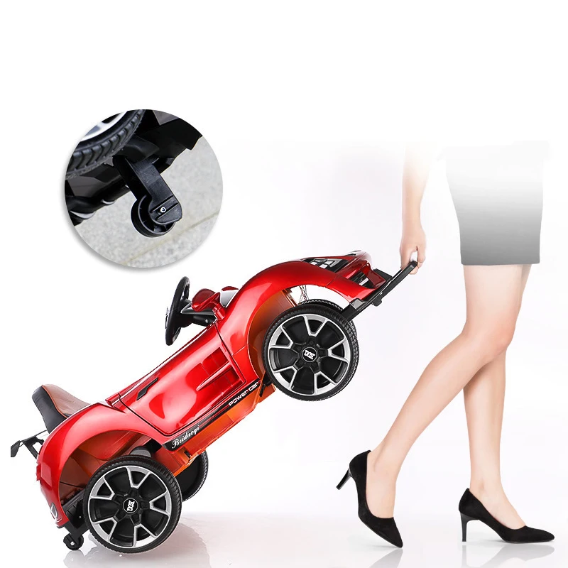 New Children's Electric Car 2-7 Years Old Bluetooth Remote Control Can Sit On People Four-Wheeled Toy | Игрушки и хобби