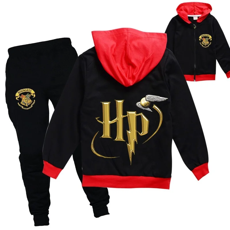 Спортивный костюм для мальчиков и девочек на молнии с капюшоном штанами | Детская