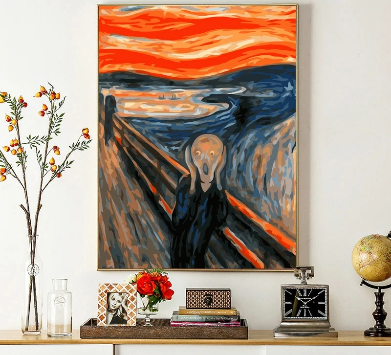 Балала &quotсделай сам&quot Современная Абстрактная живопись маслом по номерам Wall Art