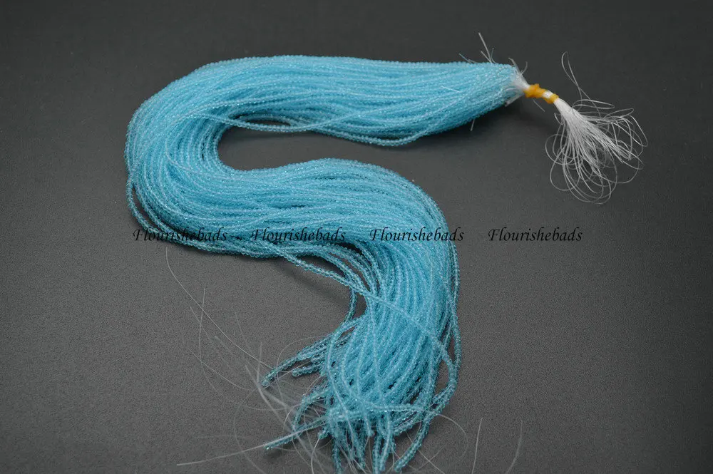 Различные цвета маленький 1 5x2 5 мм граненый стеклянный кристалл свободные бусины