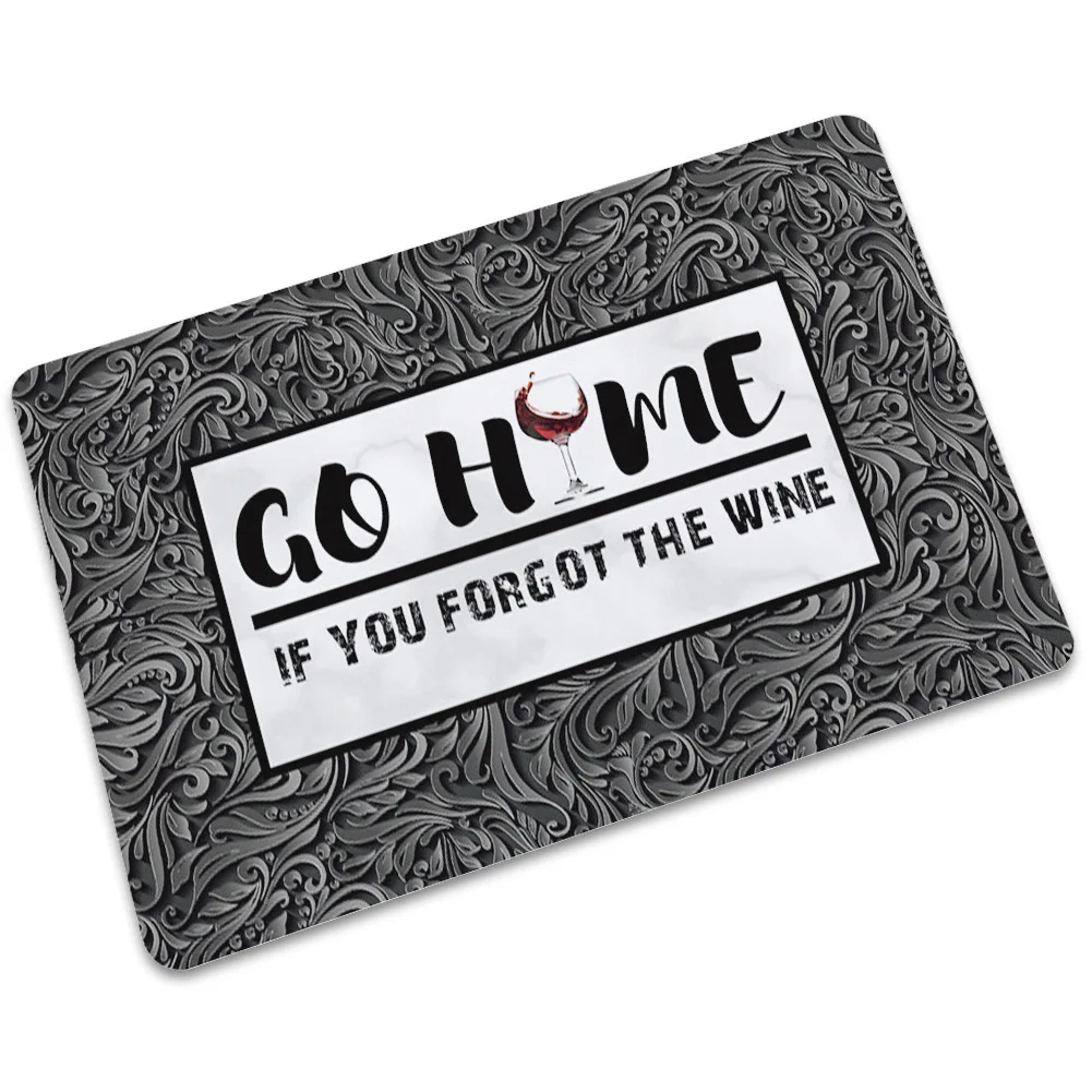 Прямая поставка новый резиновый коврик с фиолетовыми буквами для двери ковер