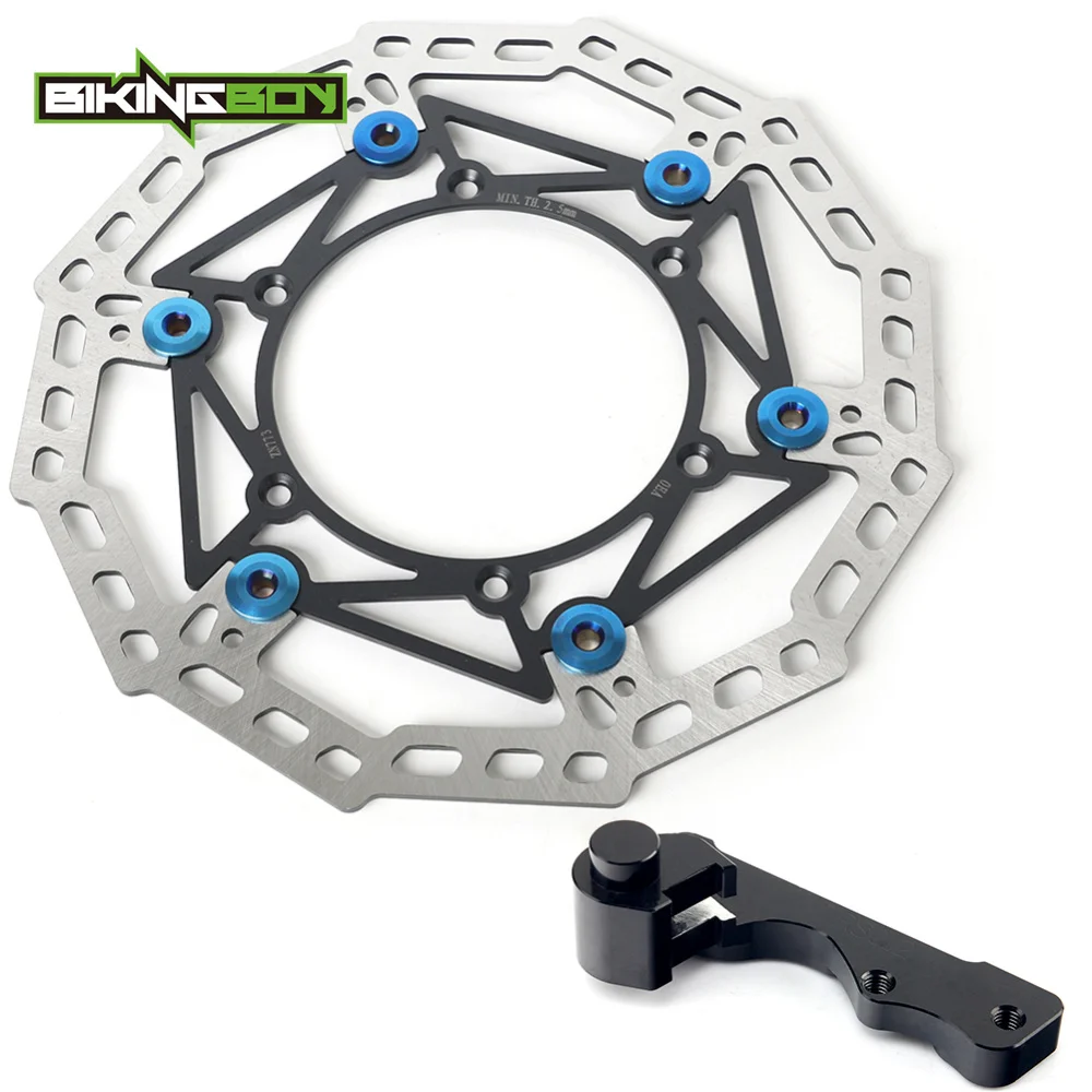 BIKINGBOY DRZ400E 00-08 01 02 03 04 05 06 DR-Z 400 S 00-09 07 RM125 96-09 RM250 96-12 270 мм Кронштейн ротора переднего