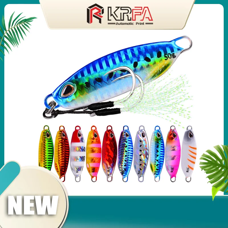 

Metal Jig Fishing Lure Weights 10/15/20 g Trolling Hard Bait Bass Fishing Bait Tackle Fish Sea Bass Lure Artificial Bait Tackle