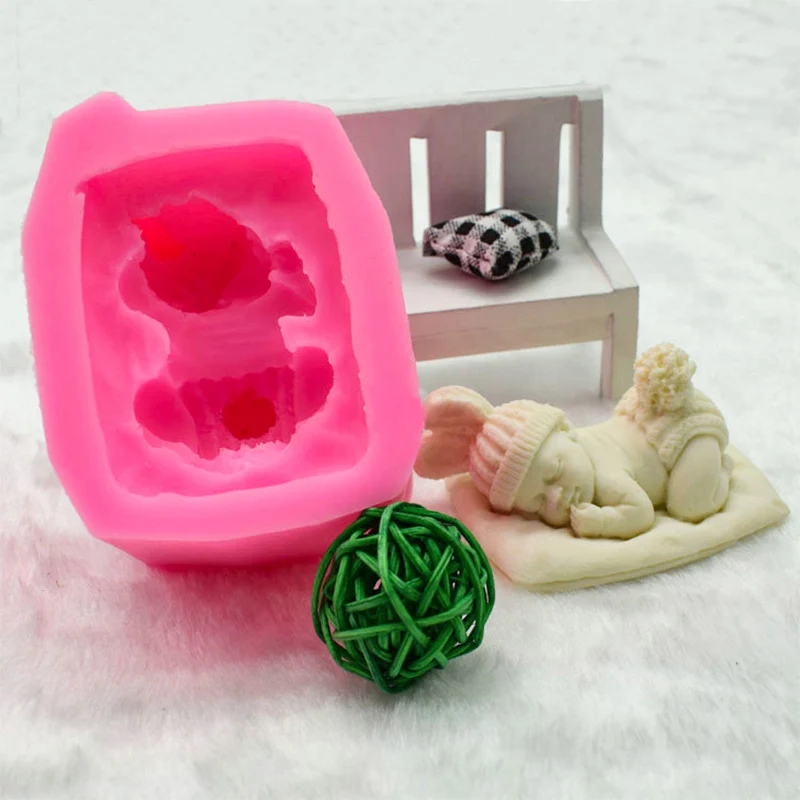 FUNBAKY стереоскопическая силиконовая форма для свечей ручной работы украшения