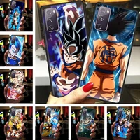 Anime Son Goku Phone Case For Samsung S20 S21 S10 Plus S10 Capa for Galaxy Note Ultra Lite Soft Cover