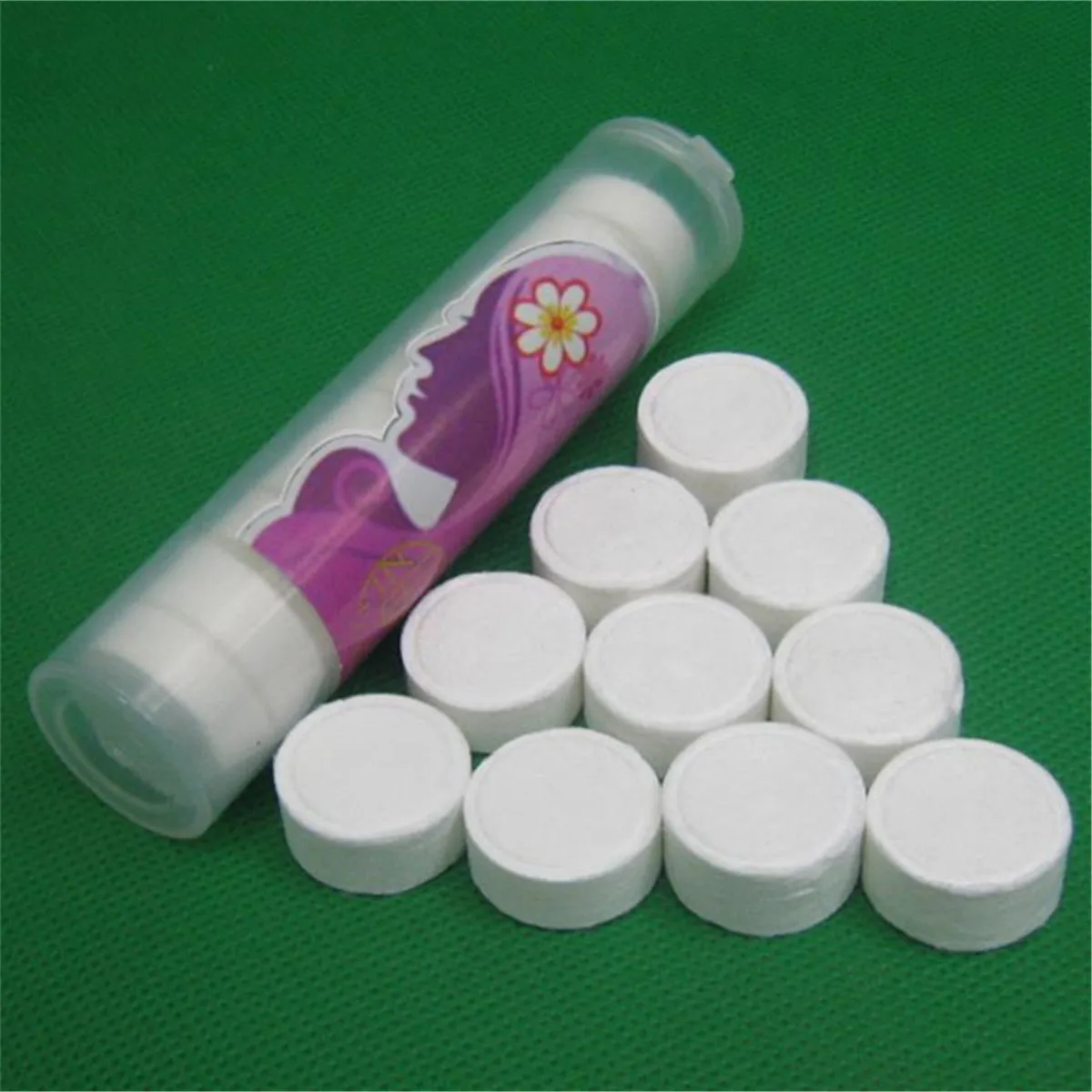 10 шт. одноразовая полотенца с закрученным кружевом сжатая тряпка для мытья