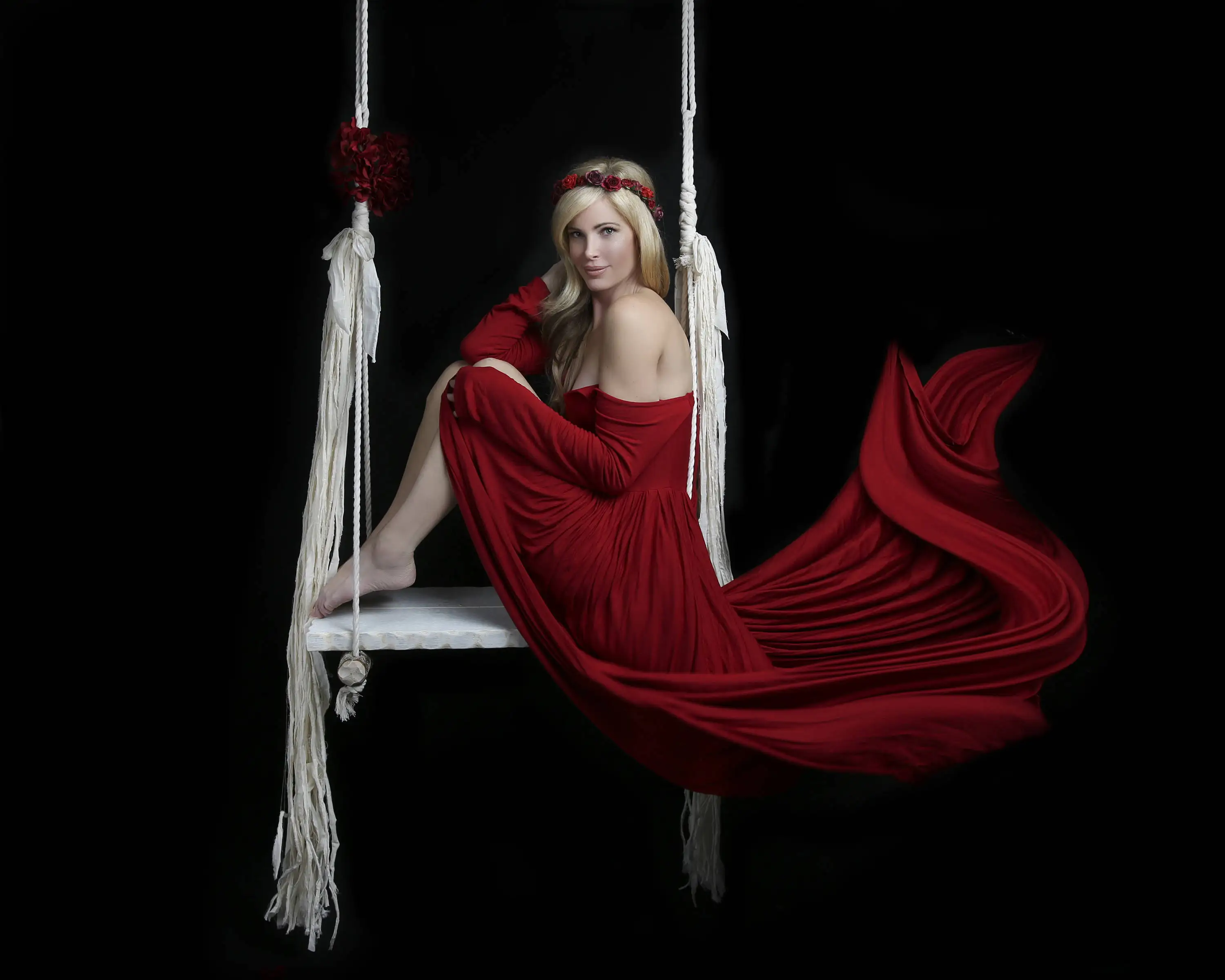 Женское платье для беременных Макси семейного матери малыша реквизит фотосъемки