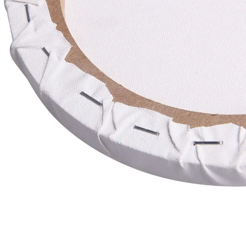 

Round Canvas Panel Blank Cotton Acrylic Art Artist Oil Painting