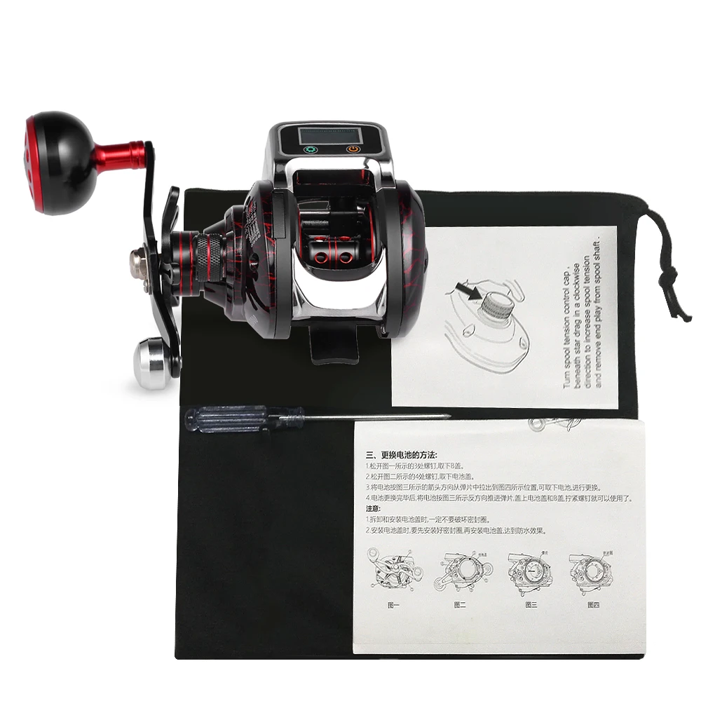 Горячая новинка цифровой светодиодный дисплей приманка литая Рыболовная