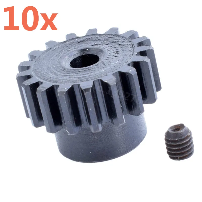 10x RC металлическая Шестерня двигателя 17T 0088 3 17 мм для WLtoys 12428-A-B 12423 1/12 автомобили