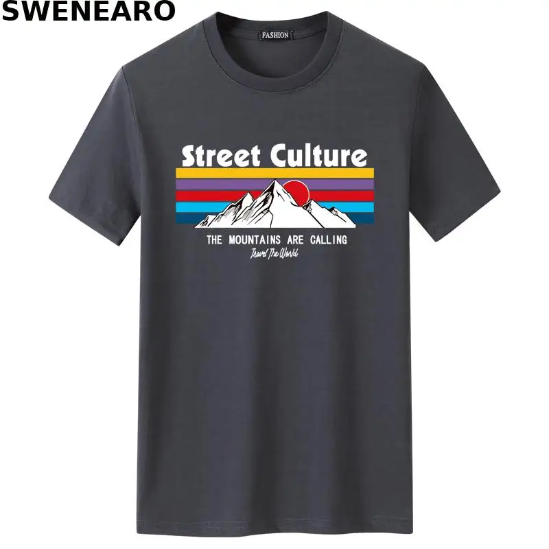 

Summer new sunrise male letter printed T-shirt men's casual O-neck short-sleeved brand T-shirt men's breathable T-shirt men