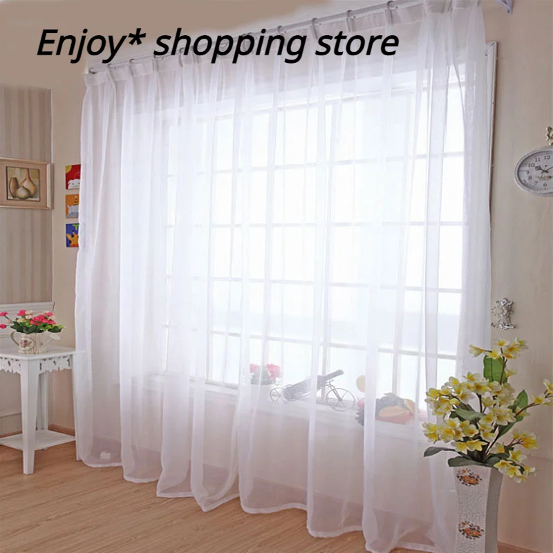 

Тюлевые кухонные шторы, современные эргономичные прозрачные белые вуали, занавески для гостиной, одна панель