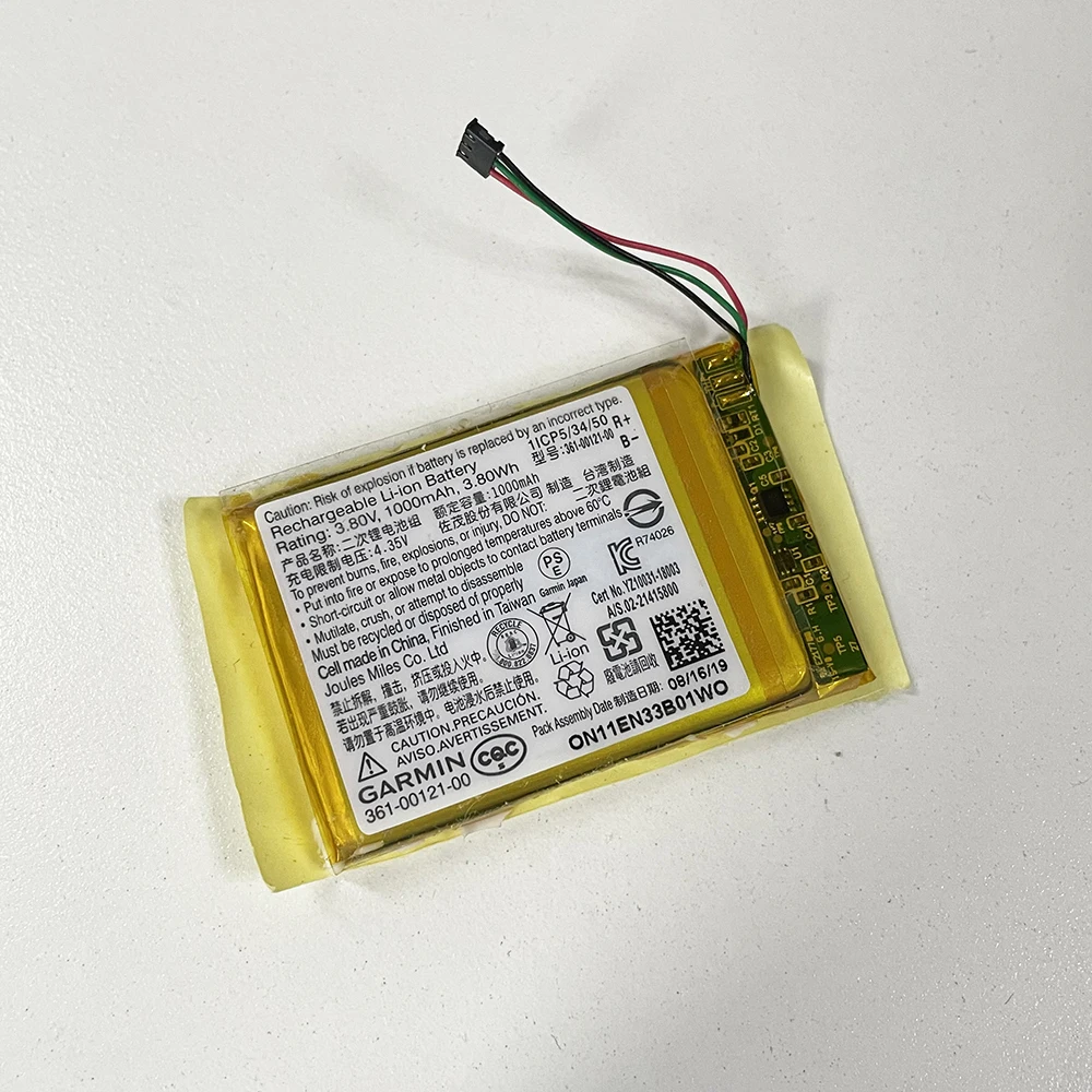 Аккумулятор для велокомпьютера 361-00121-00 GARMIN Edge 530 830 Edge530 Edge830 сменный литий-ионный