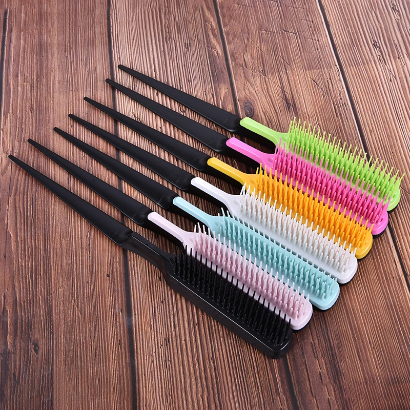 

1pcs Professional Hair Comb Pointed Tail Comb Teasing Curly Hair Brush Salon Hairdressing Styling Combs Tools