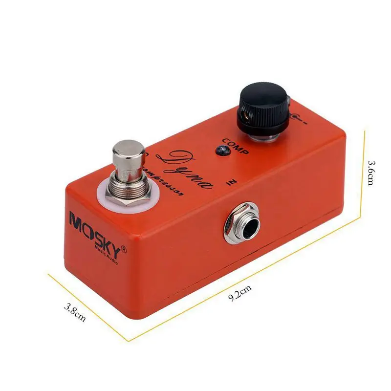MOSKY Dyna Compressor педаль эффектов для электрогитары Comp с настоящим байпасом | Спорт и