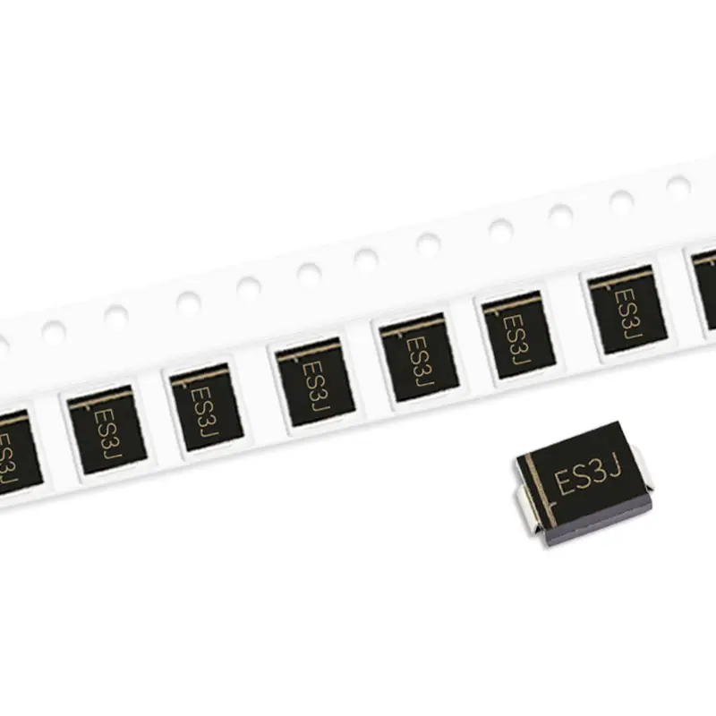 50 шт. SMD быстрый выпрямитель диоды DO 214AB RS3M ES5G ES3D ES3J 3A 50V 100V 150V 200V 300V 400V 600V