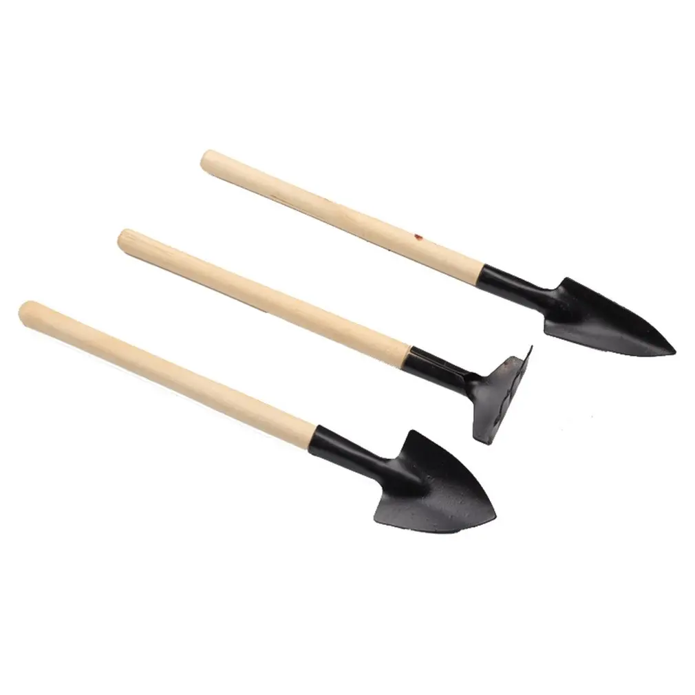 Мини карандаш с деревянной ручкой трехсекционный садовый комплект лопат садовая