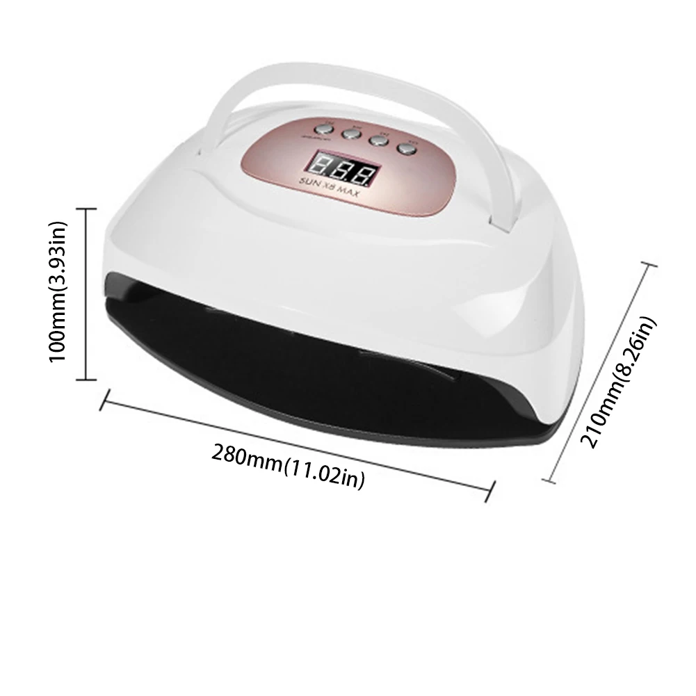 

Nail Dryer Led Lamp UV Gel Polish Curing Light with Motion Sensing Mabicure Salon Tool for Nail Art 150W