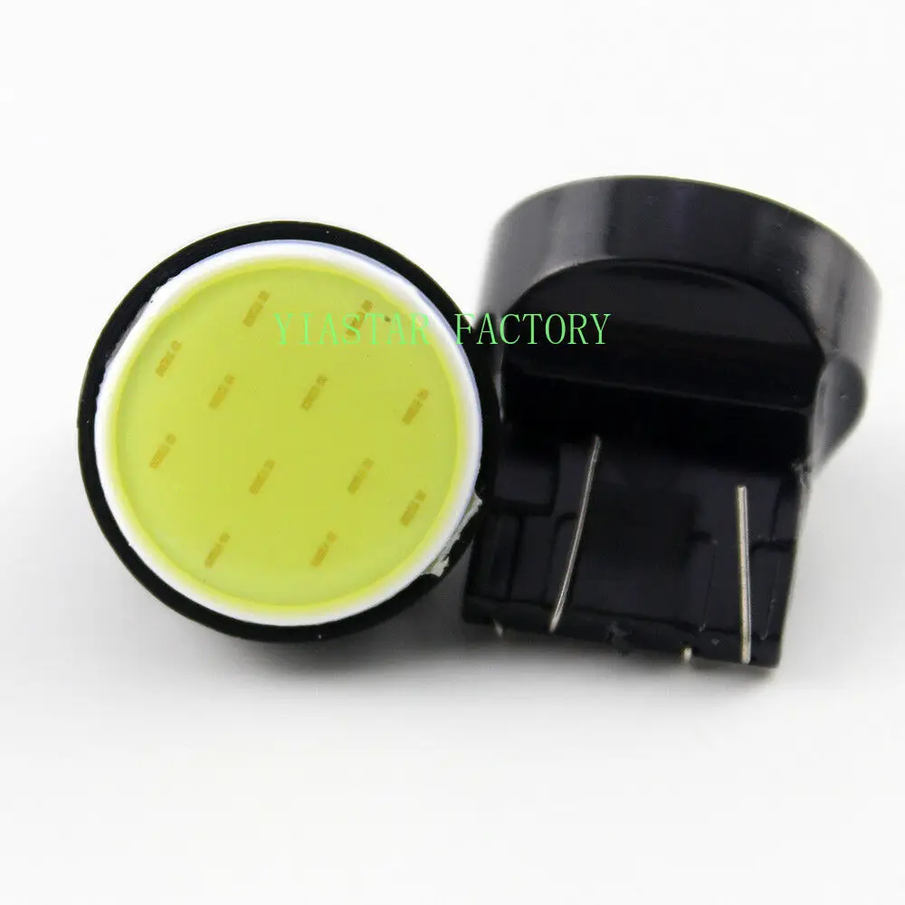 2 шт./упаковка Автомобильные стоп сигналы T20 7443 COB 12SMD 12Led W21/5W|Сигнальная лампа| |