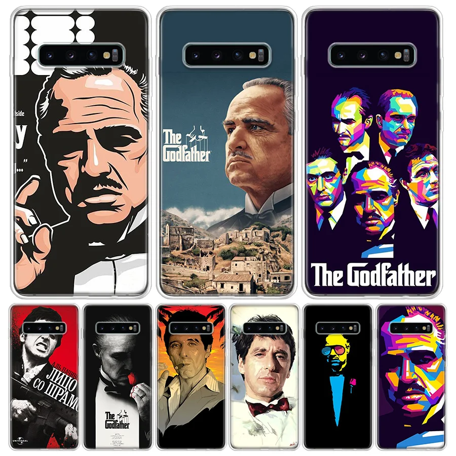 Мягкий чехол Scarface Godfather для телефона Samsung Galaxy A51 A71 A41 A31 A21S A11 A10 A20E A30 A40 A50 A70 A6 A7 A8 A9 Plus