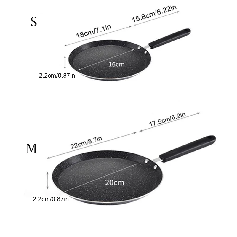 Антипригарным сковороде Алюминий Сковорода Из Сплава Блин Яйцо стейк сковорода