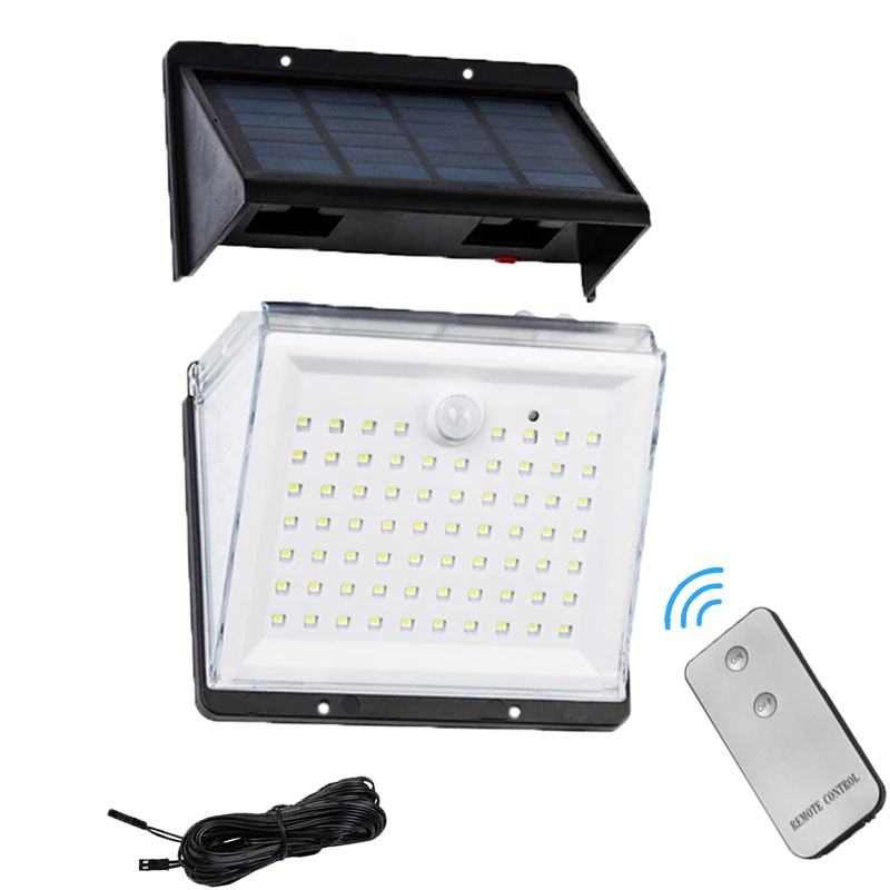 88 светодиодный светильник с датчиком движения на солнечной энергии голосовой