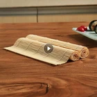 1 шт. DIY бамбуковый набор для приготовления суши ручной работы Кухонные гаджеты суши Шторы рис делая Наборы рулон Пособия по кулинарии инструменты нескользящая подошва-устойчивы