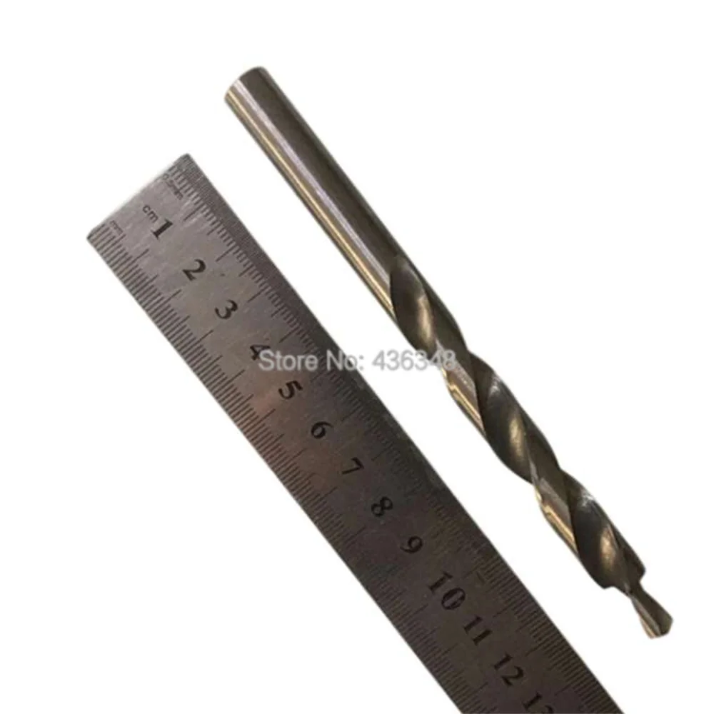 Ступенчатое спиральное сверло быстрорежущая сталь с прямым хвостовиком 10 мм
