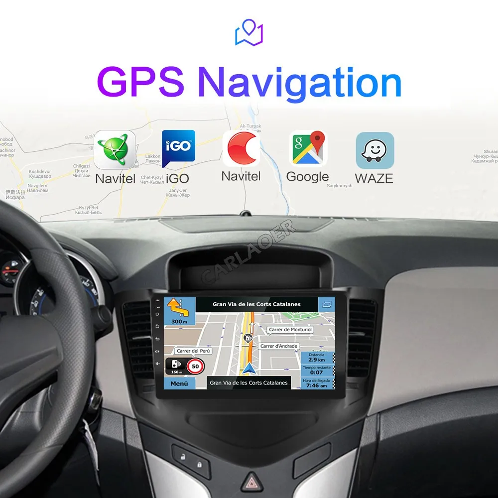 Android 10 мультимедийный плеер для Chevrolet Cruze J300 2009-2015 GPS Navi 2din автомобильный