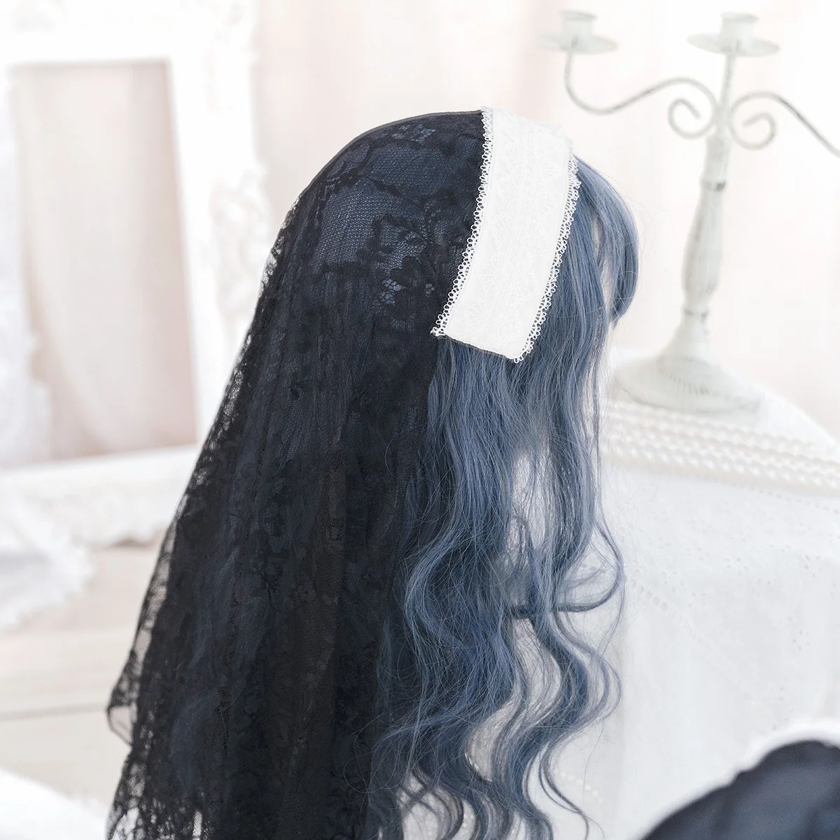 

Sister lace veil autodyne props photo accessories lovely veil ornaments headdress