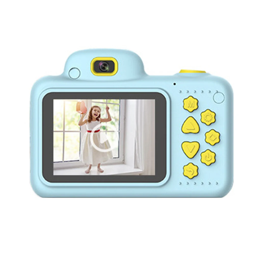 Камера подарки Видео с картой памяти DSLR видеокамера двойной объектив мультфильм дети игрушки ударопрочный Мини цифровой ABS 2,4 дюймов экран