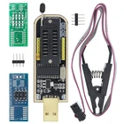 Программатор для EEPROM 93CXX  25CXX24CXX, модуль USB I21 CH341A 24 25 + зажим SOIC8 SOP8