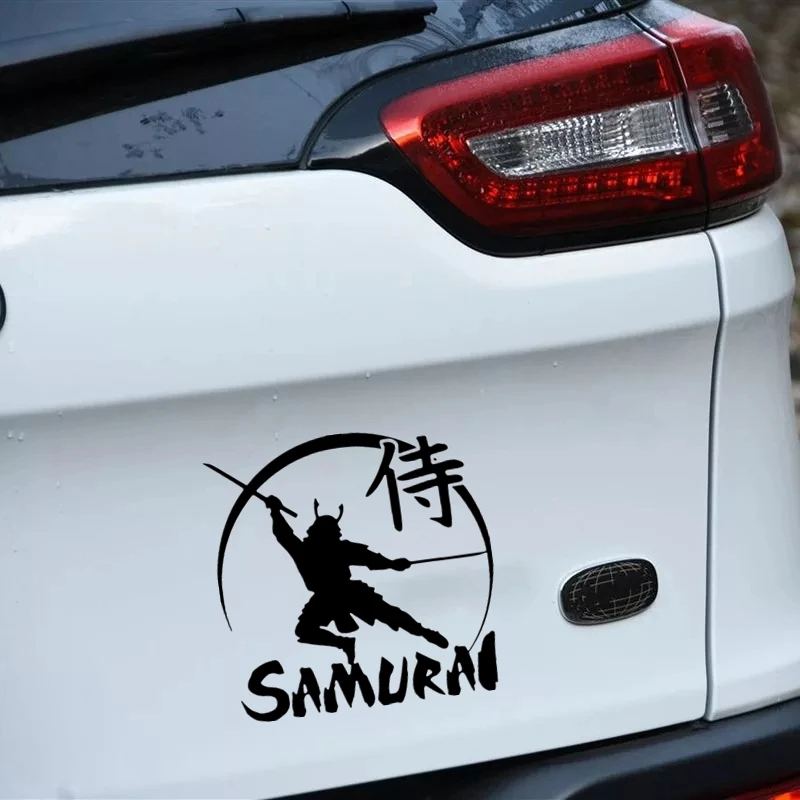Cтикер SAMURAI для автомобиля CK3274# различных размеров виниловый наклейка водонепроницаемые автонаклейки для заднего окна бампера.