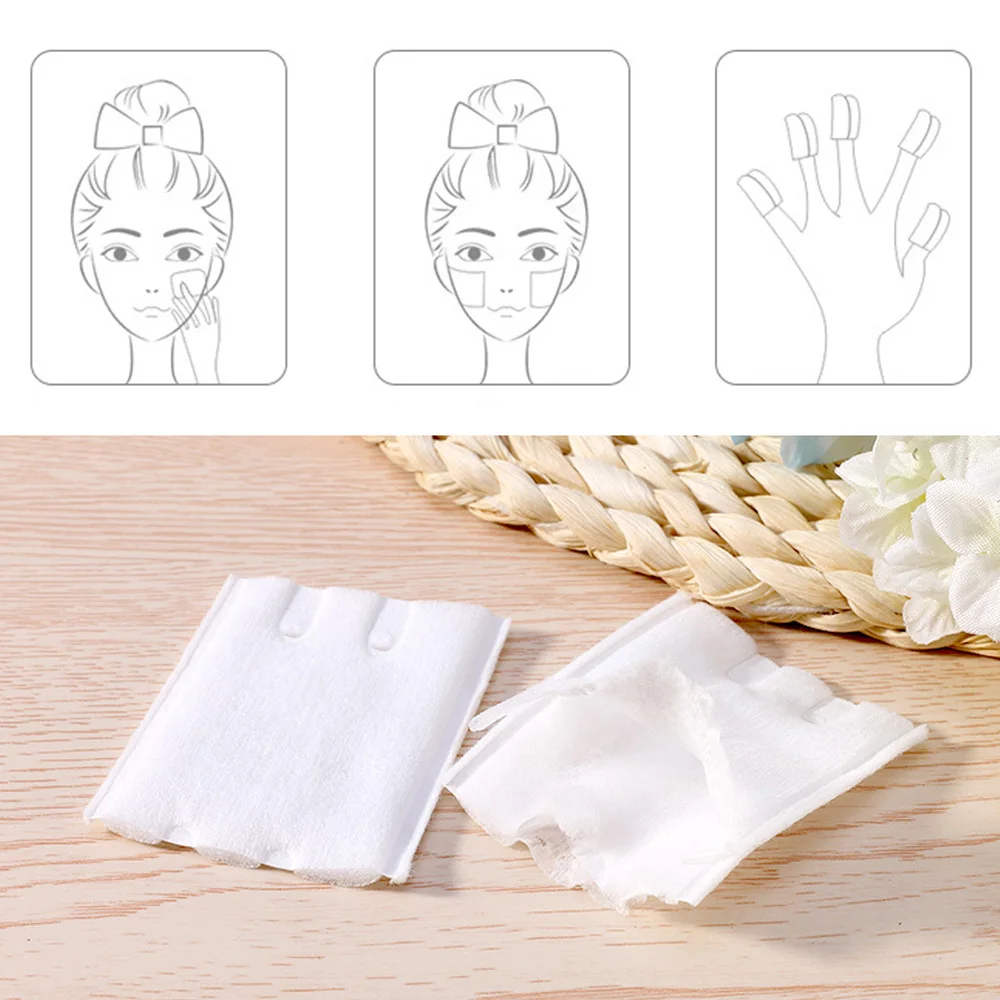 Очищающий хлопковый сэндвич из чесаного хлопка 50 шт. отжатый коврик одноразовый