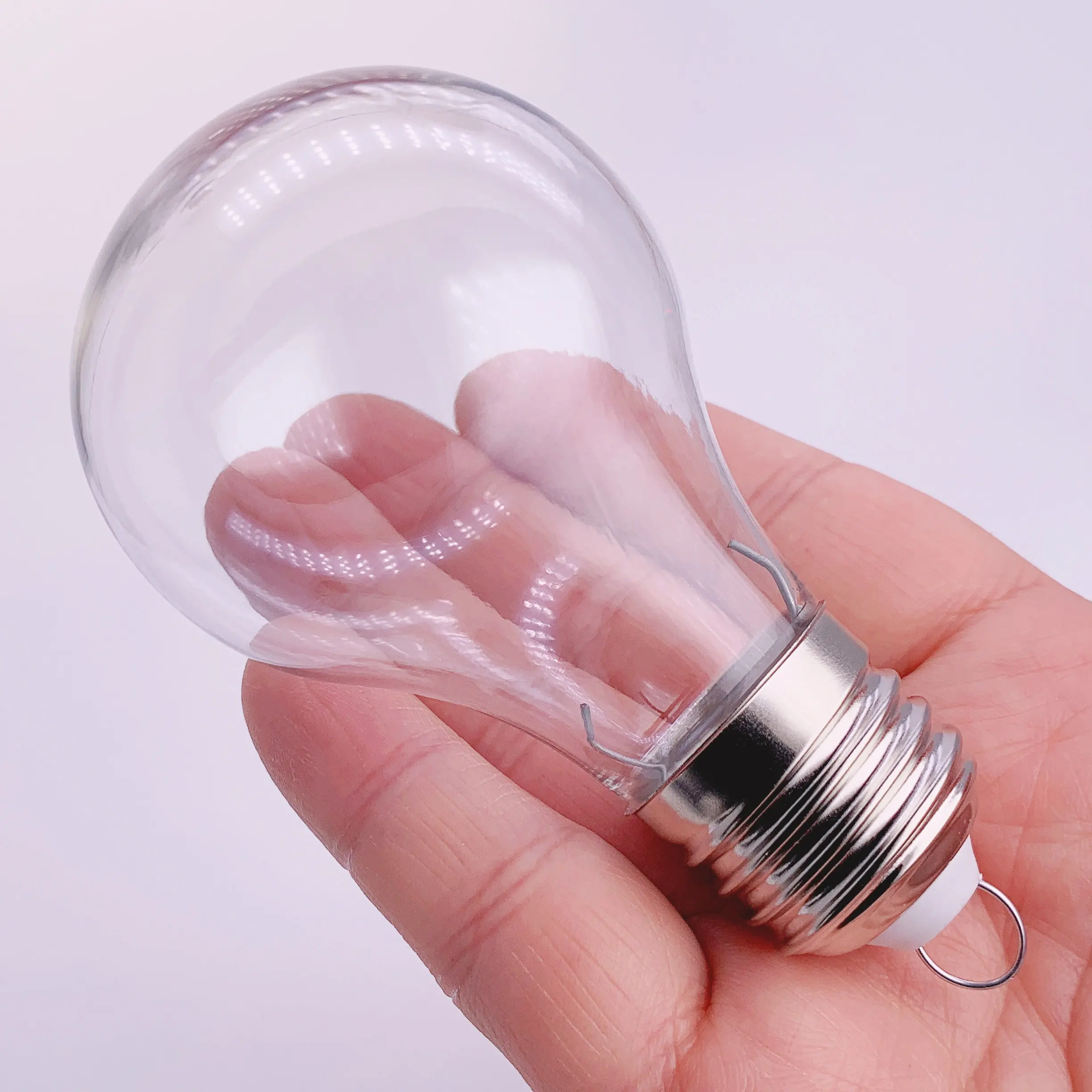 Promotion - 20 Pieces x DIY Paintable/Shatterproof Christmas Decoration Ornament 95mm Fillable Light Bulb | Дом и сад