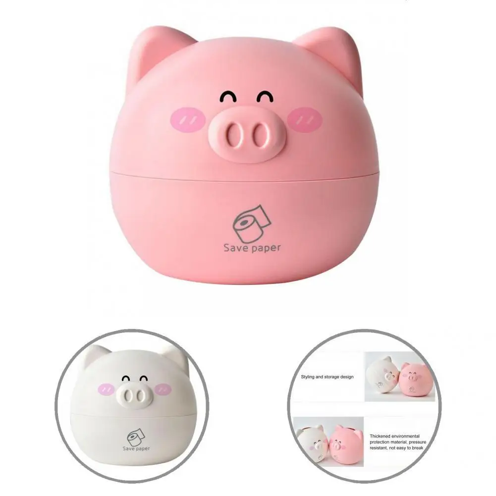 

Tissue Holder Useful Funny Roll Paper Dispenser Organizer Thicken Bottom Moisture Proof Tissue Container