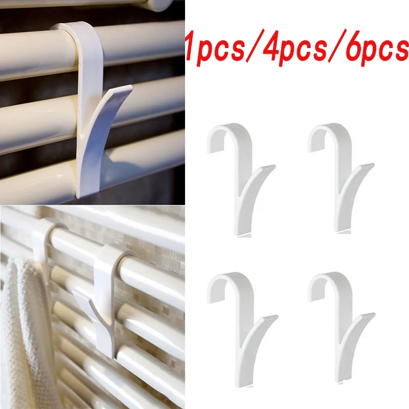 

Plastic towel rack hook wardrobe white bathroom towel hook radiator hook
