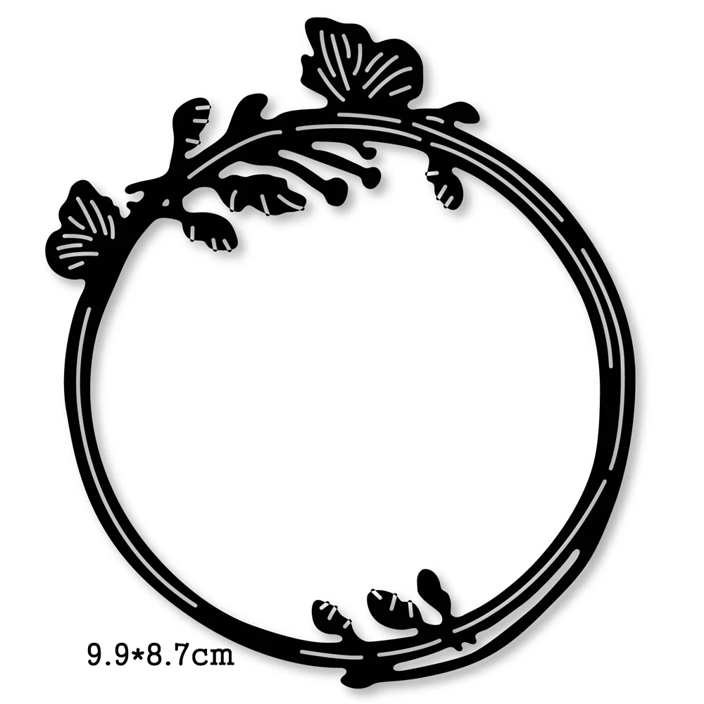 

Flower Rattan Christmas Basic Frame Metal Cutting Dies For Stamps Scrapbooking Stencils DIY Paper Album Cards Decor Embossing