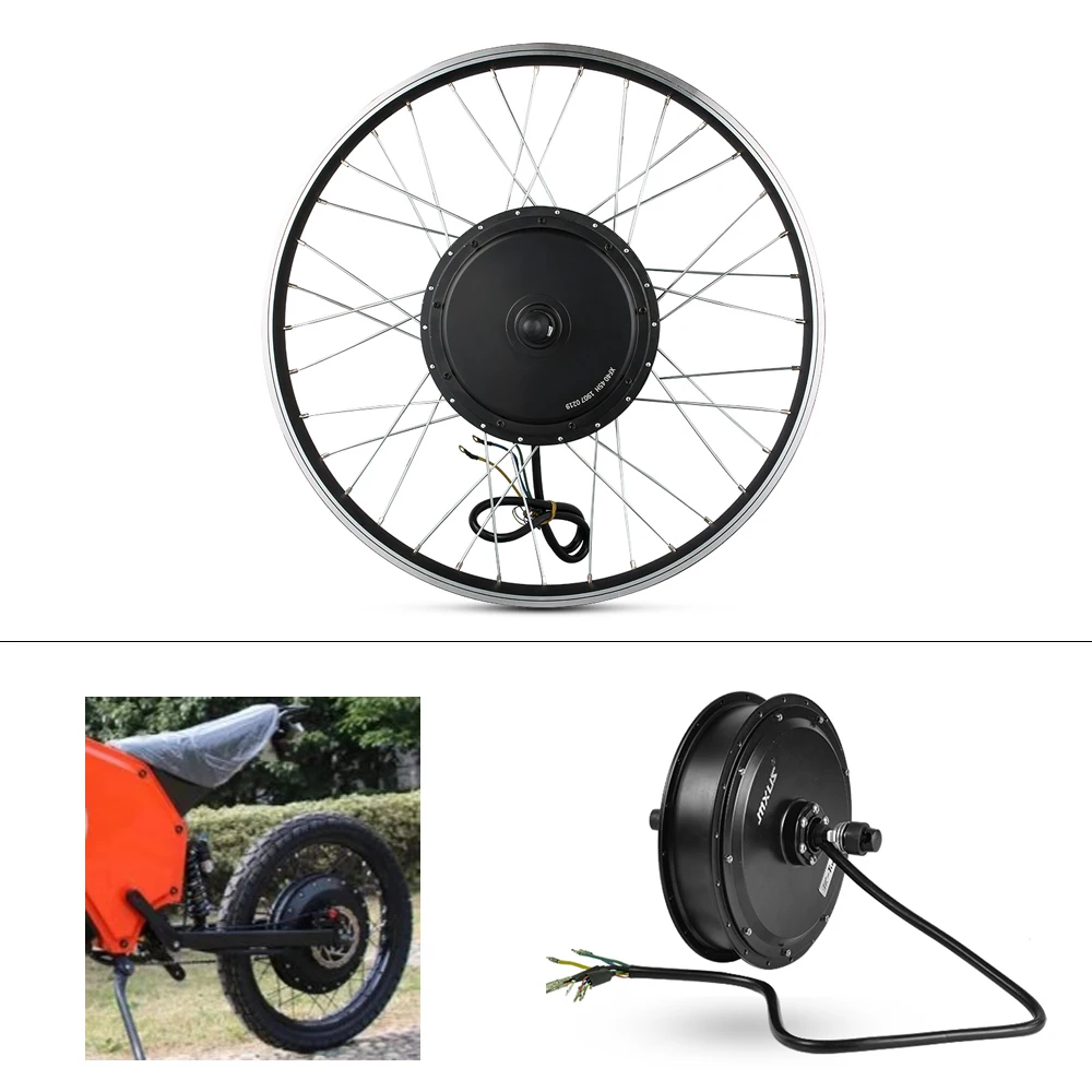 

MXUS 3000W Hub Motor 72V Brushless Non-Gear Hub Motor Electric Bicycle Rear Wheel Motor Ebike Conversion Kit XF40 26/29 inch