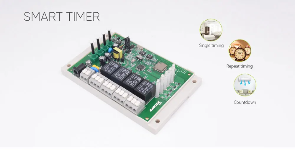 Itead Sonoff 4CH Pro R2 Wifi переключатель 4 канала инчинг самоблокирующийся замок умный WiFi RF пульт дистанционного управления работа с Alexa