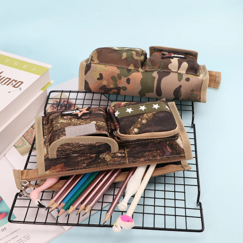 Крутой Камуфляжный Мульти Карманный Большой Емкости Прочный Звездный на молнии