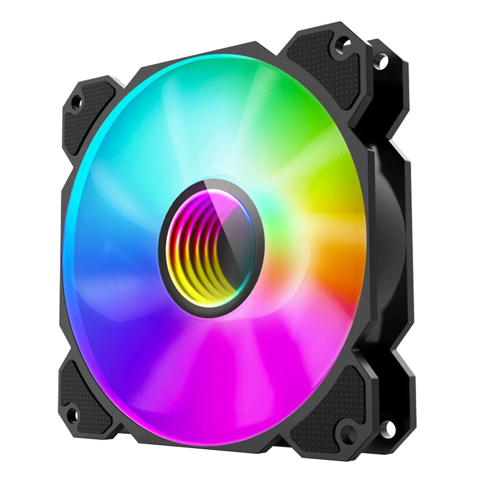 

Jonsbo FR-901 12cm 4Pin PC Case Cooling Fan Desktop Chassis Cooling Fan PC Case CPU 3Pin ARGB AURA Gorgeous Heatsink Radiator