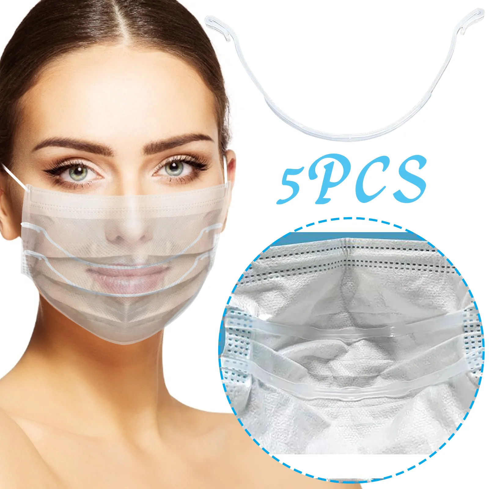 

1/3/5/10Pcs Unisex Mask Holder Reusable Mask Windproof washable Halloween Cosplay Face Mask Inner Fast Delivery Mascarillas