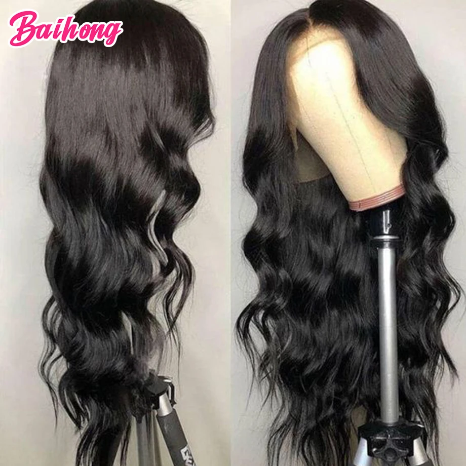 

HD Lace Frontal Wig Body Wave Lace Front Wig Brazilian Human Hair Wigs For Women Wet And Wavy Lace Front Human Hair Wigs BAIHONG