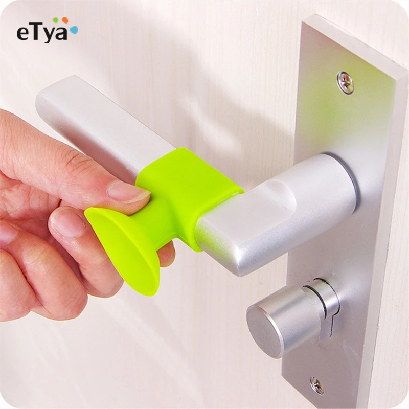 2 шт. дверная ручка настенная Бесшумная подушка для двери шкафа дверная ручка замок глушитель прилагается силиконовый Фиксатор двери дома