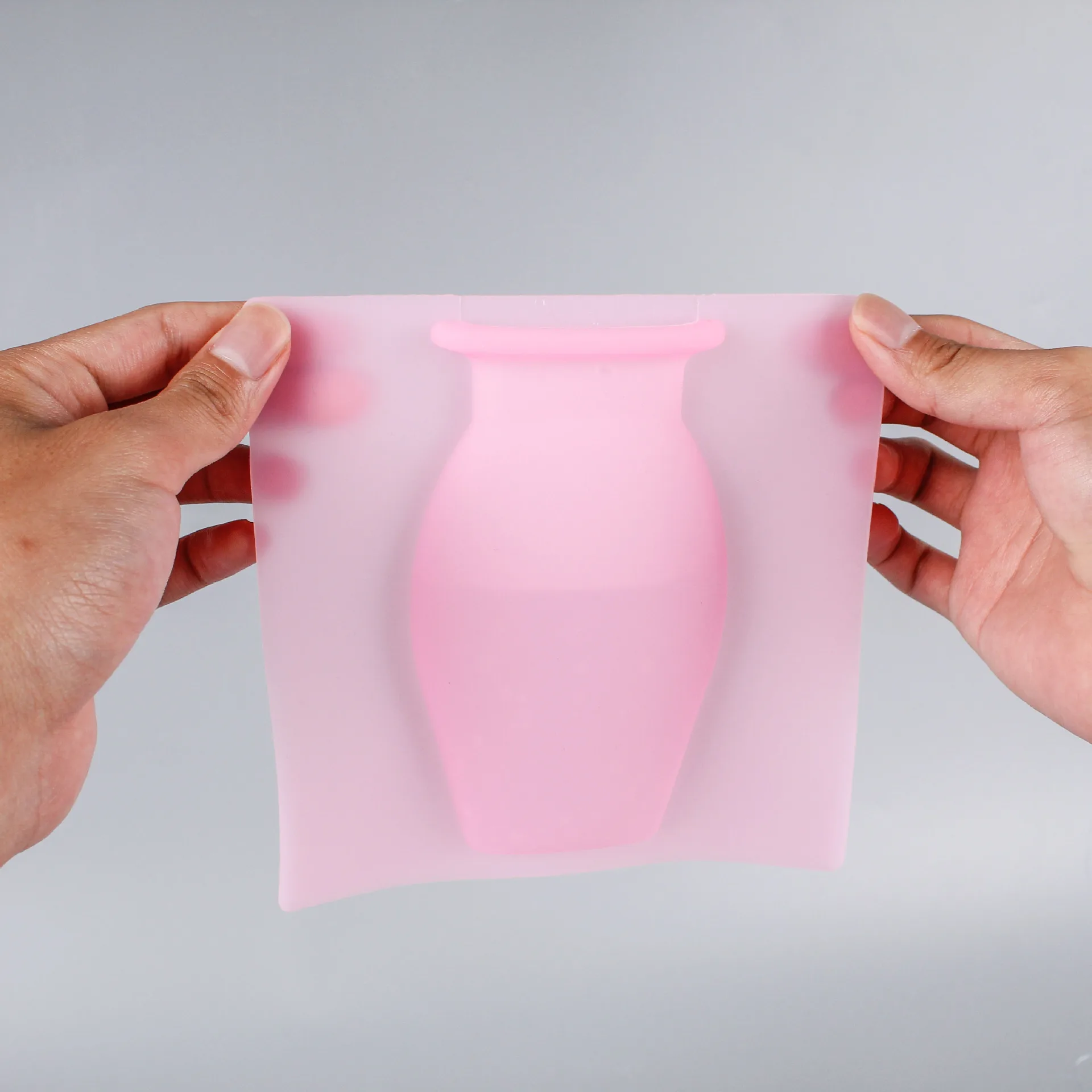 Домашний декор силиконовая ваза Волшебная наклейка Бесплатная Дырокол