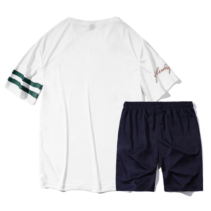 Костюм спортивный мужской летний повседневный комплект одежды для фитнеса