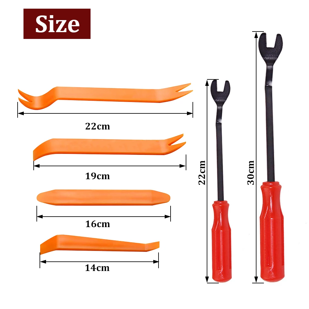 Инструмент для снятия Автомобильного Крепежа приспособление радиопанели